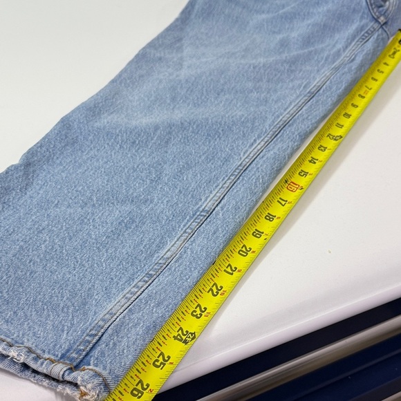 Abercrombie & Fitch Light Blue Women's The Straight Mid Rise - Picture 5 of 6